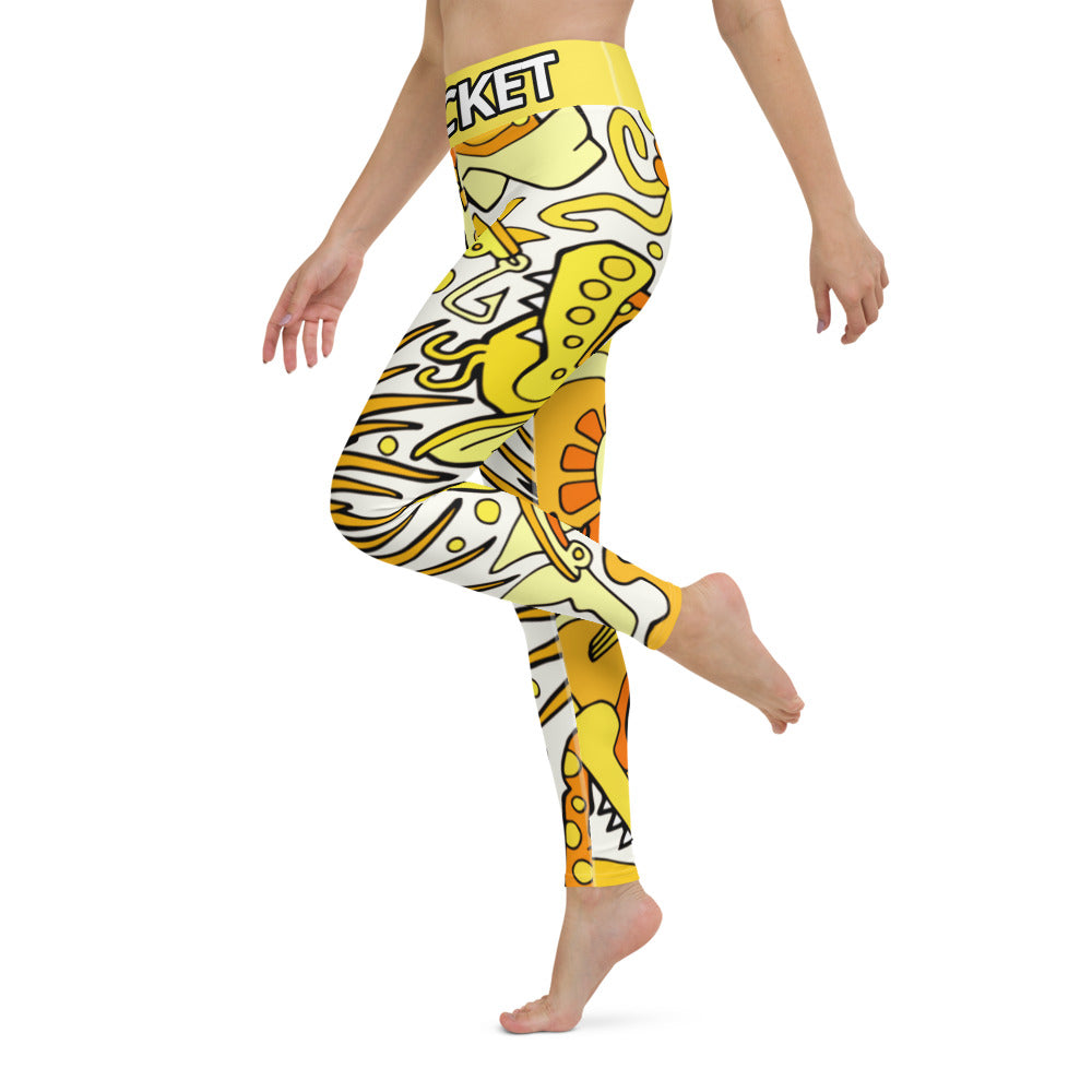 Gold Urchin Leggings