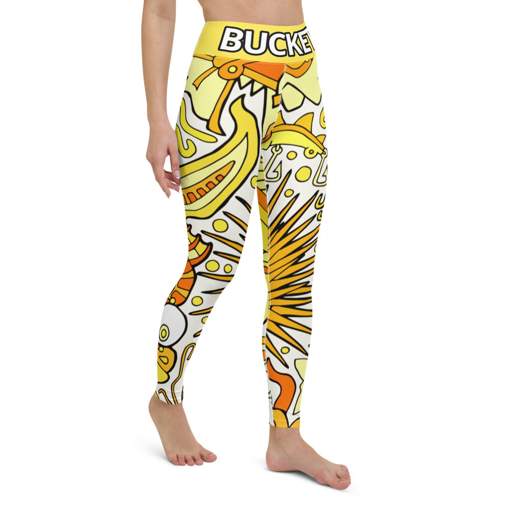 Gold Urchin Leggings