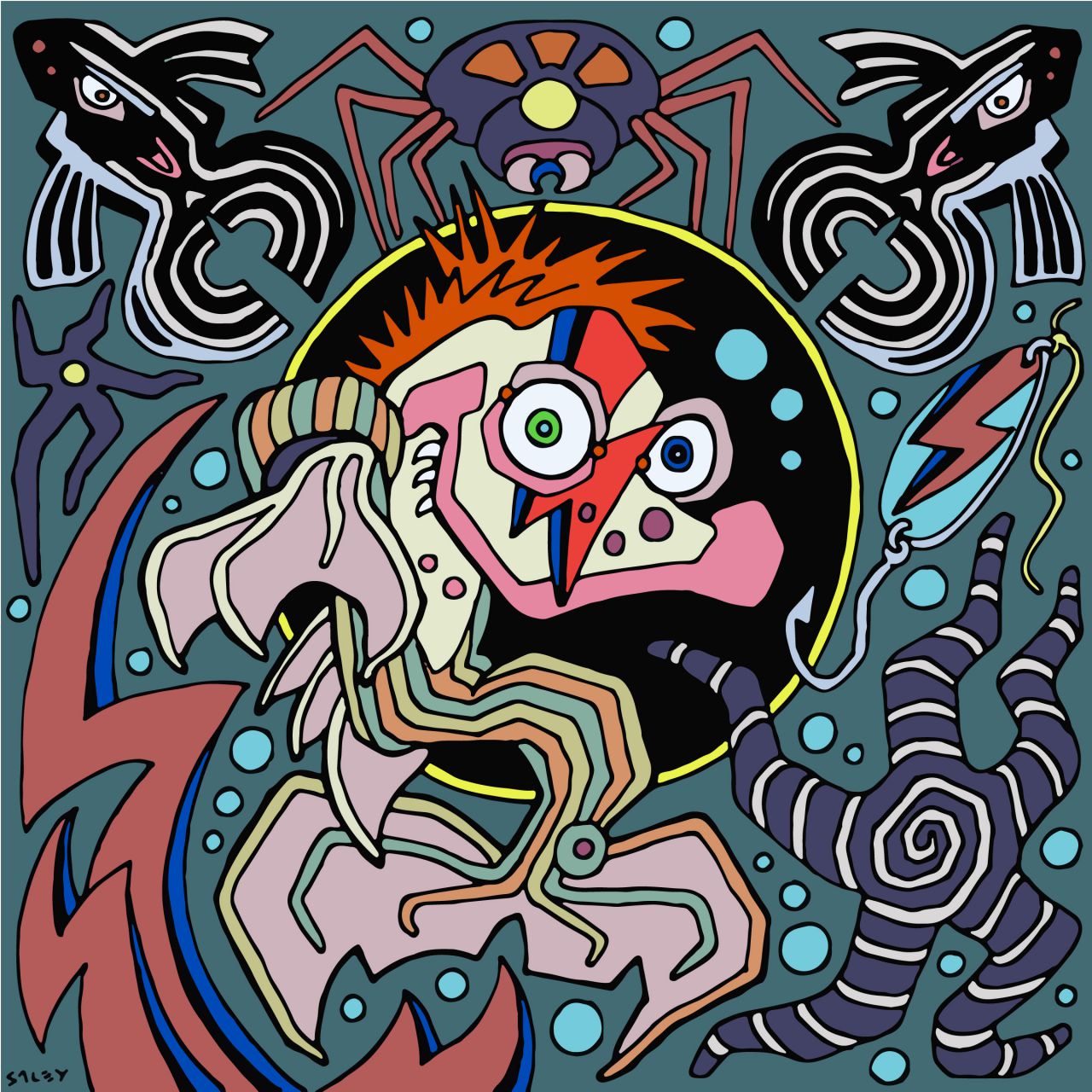 Bucketfish Illustrations